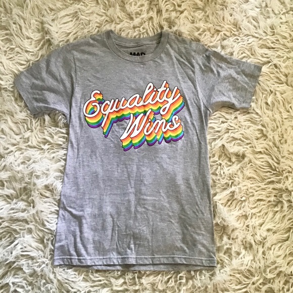 MAD Engine Tops - Equality Wins LGBTQ+ Mad Engine T-Shirt XS
